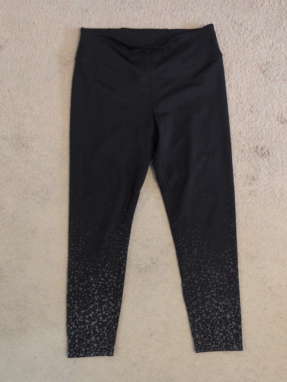 NWT Punk Leggings with Subtle Silver Speckle Hem